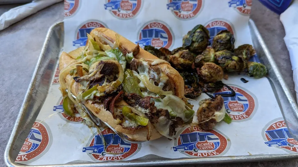 Cheese Steak with Brussel Sprouts
