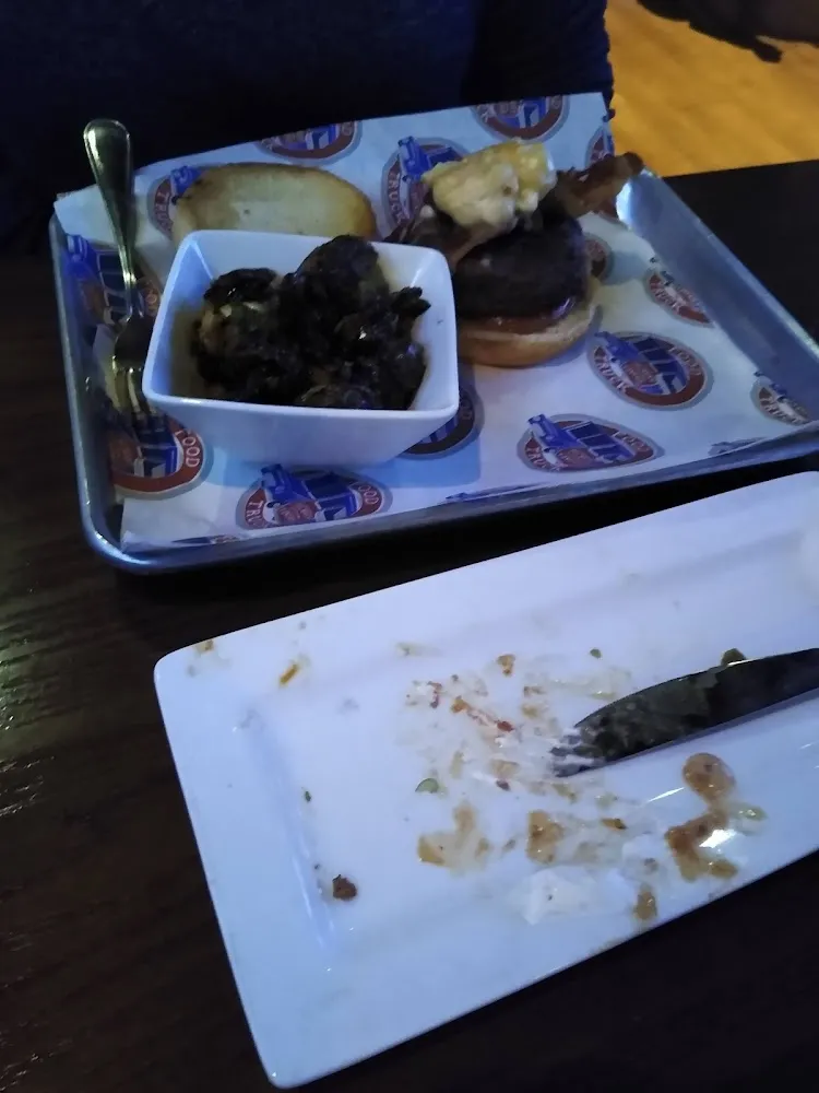 Merica's Burger with Brussel Sprouts